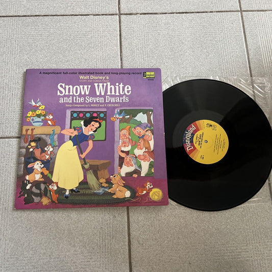 WALT DISNEY'S Snow White And The Seven Dwarfs (Vinyl Record, 1969)