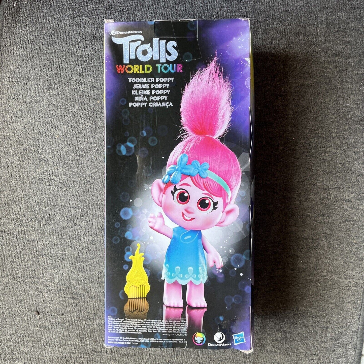 DreamWorks Trolls World Tour Toddler Poppy Doll with Removable Dress. 30 cm 2019