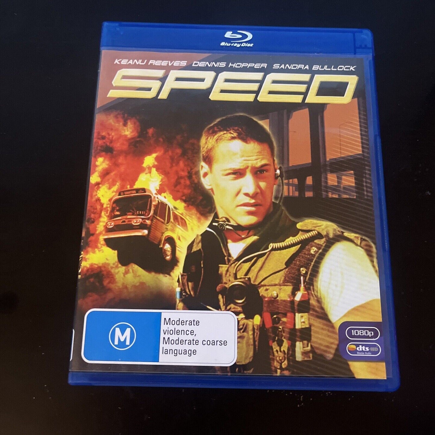 Speed (Bluray, 1994) Keanu Reeves, Sandra Bullock Region B