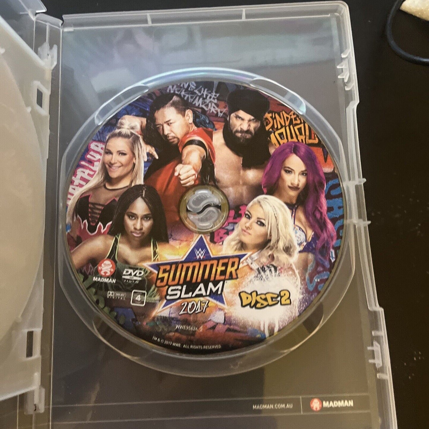 WWE: Summerslam 2017 (DVD, 2-Disc) Daniel Bryan, Roman Reigns, John Cena Region4