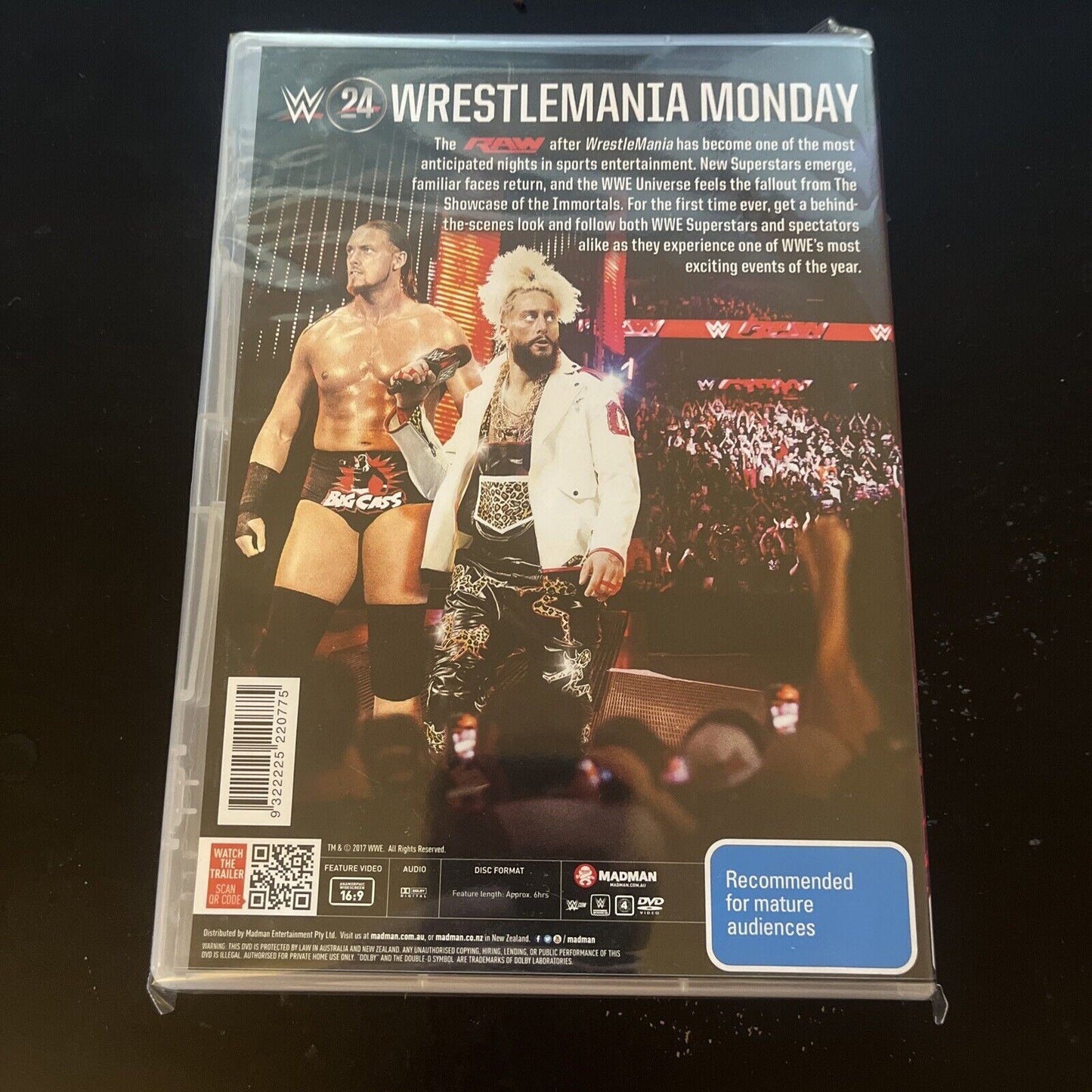 WWE: Wrestlemania 24 Monday - Director's Cut (DVD, 2017, 3-Disc) Region 4