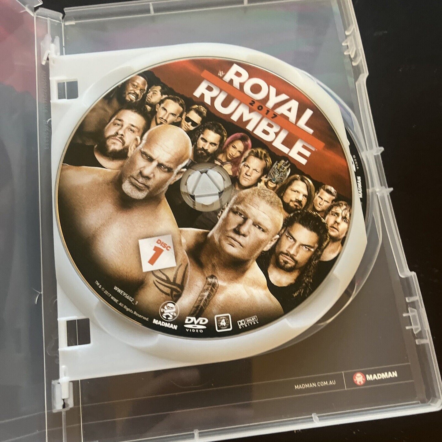 WWE - Royal Rumble 2017 (DVD, 2 Disc Set) Daniel Bryan, John Cena, Region 4