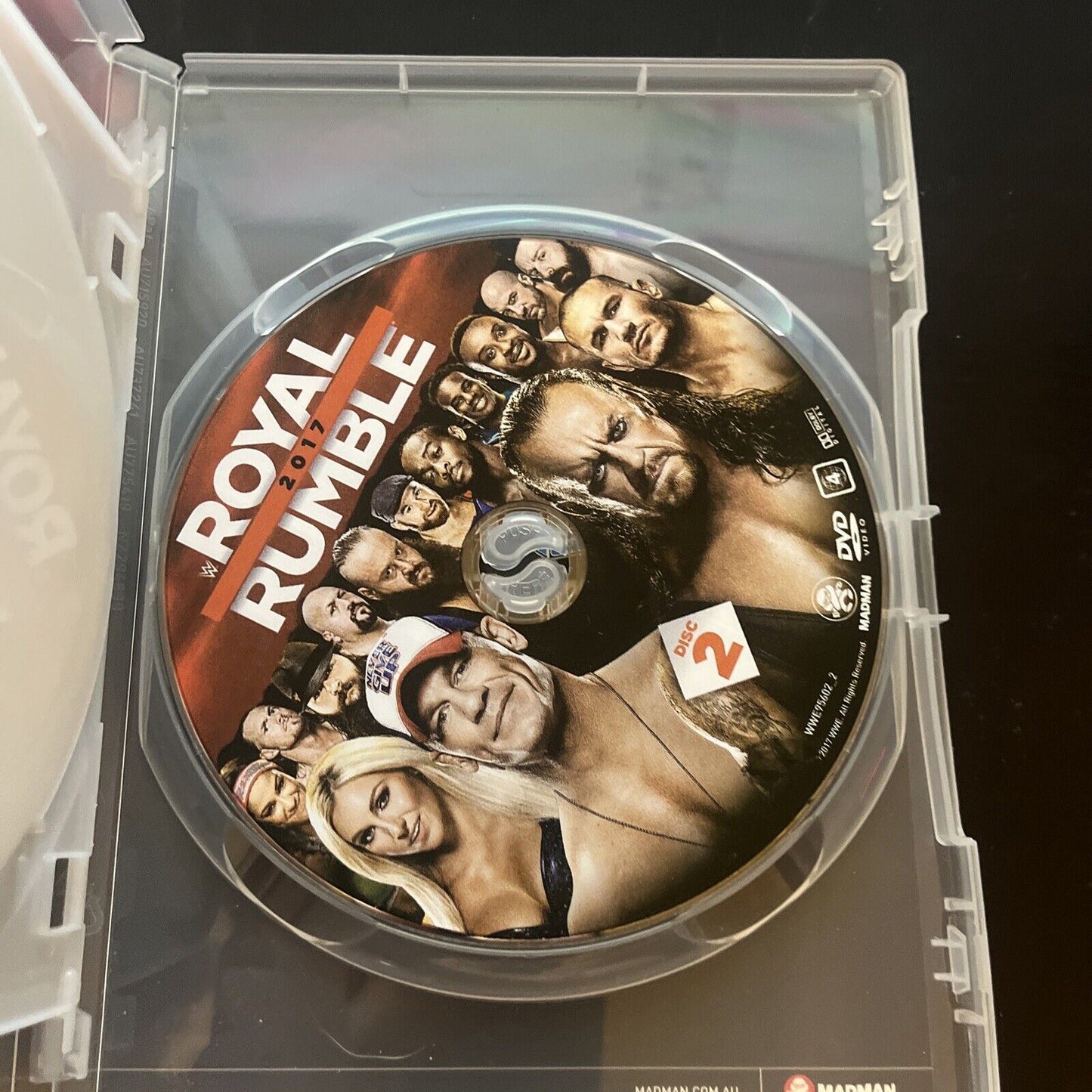 WWE - Royal Rumble 2017 (DVD, 2 Disc Set) Daniel Bryan, John Cena, Region 4