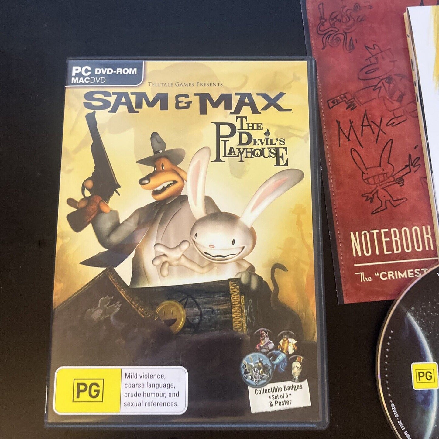 Sam & Max - The Devil's Playhouse PC Mac DVD-ROM With Manual Map