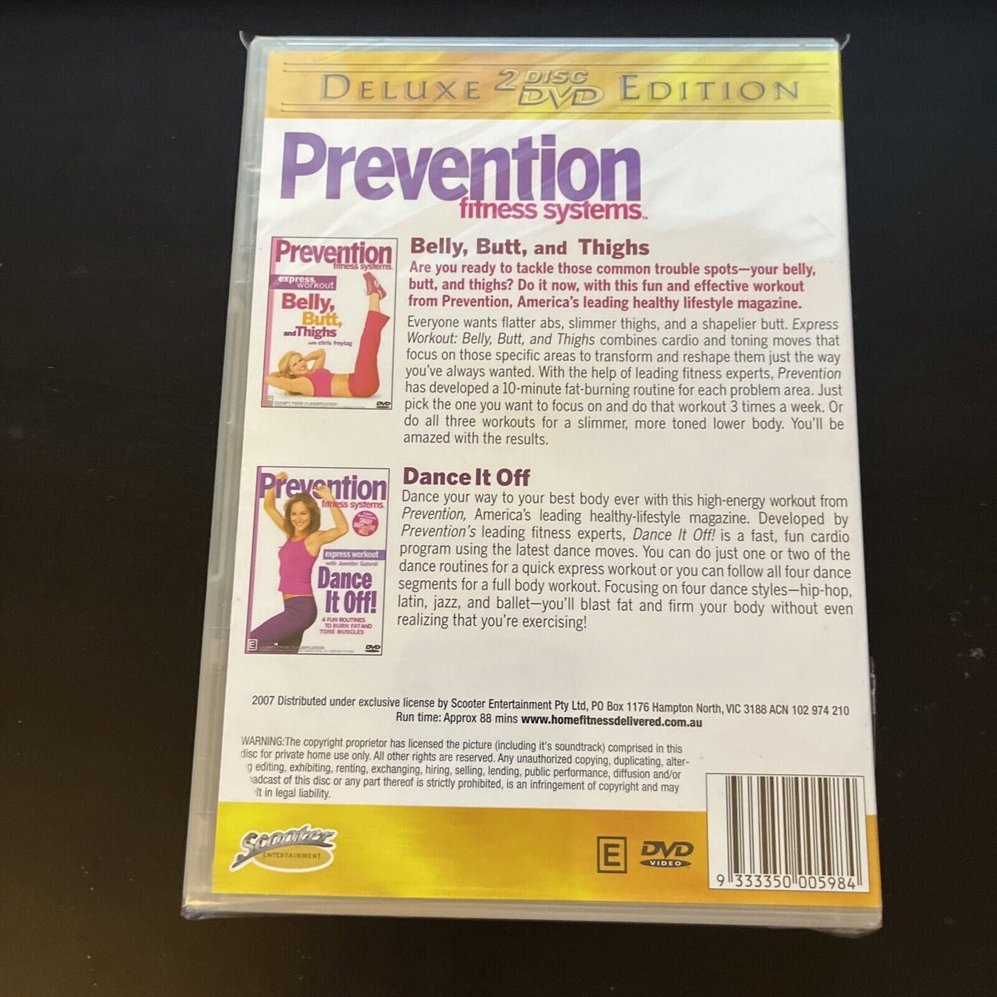 Prevention Fitness Systems: Belly, Butt & Thighs / Dance It Off (DVD) All Region