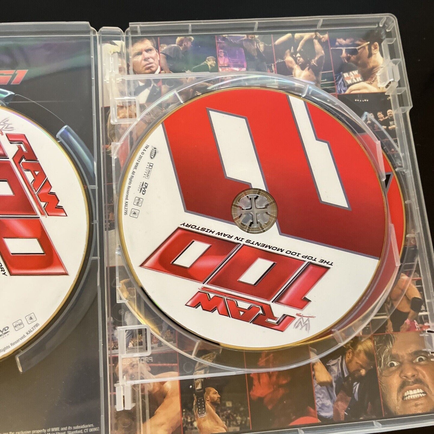 WWE - The Top 100 Moments In RAW History (DVD, 2013, 3-Disc) Region 4