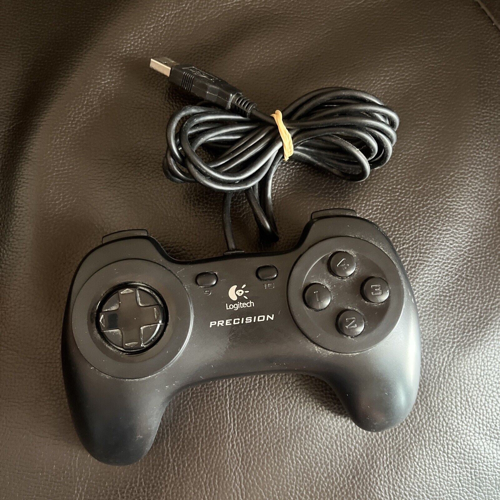 Logitech Precision G-UG15 Wired USB Gamepad Controller for PC (Black ...