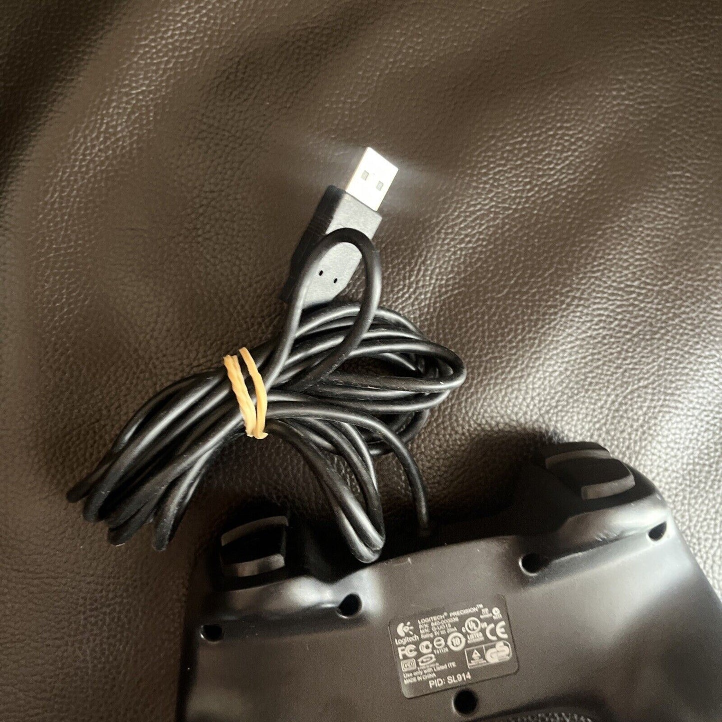 Logitech Precision G-UG15 Wired USB Gamepad Controller for PC (Black)