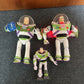 3x Buzz Lightyear Toy Story Figure: 11" Y1217 2012, 11" W8011 2012, 7" 2018