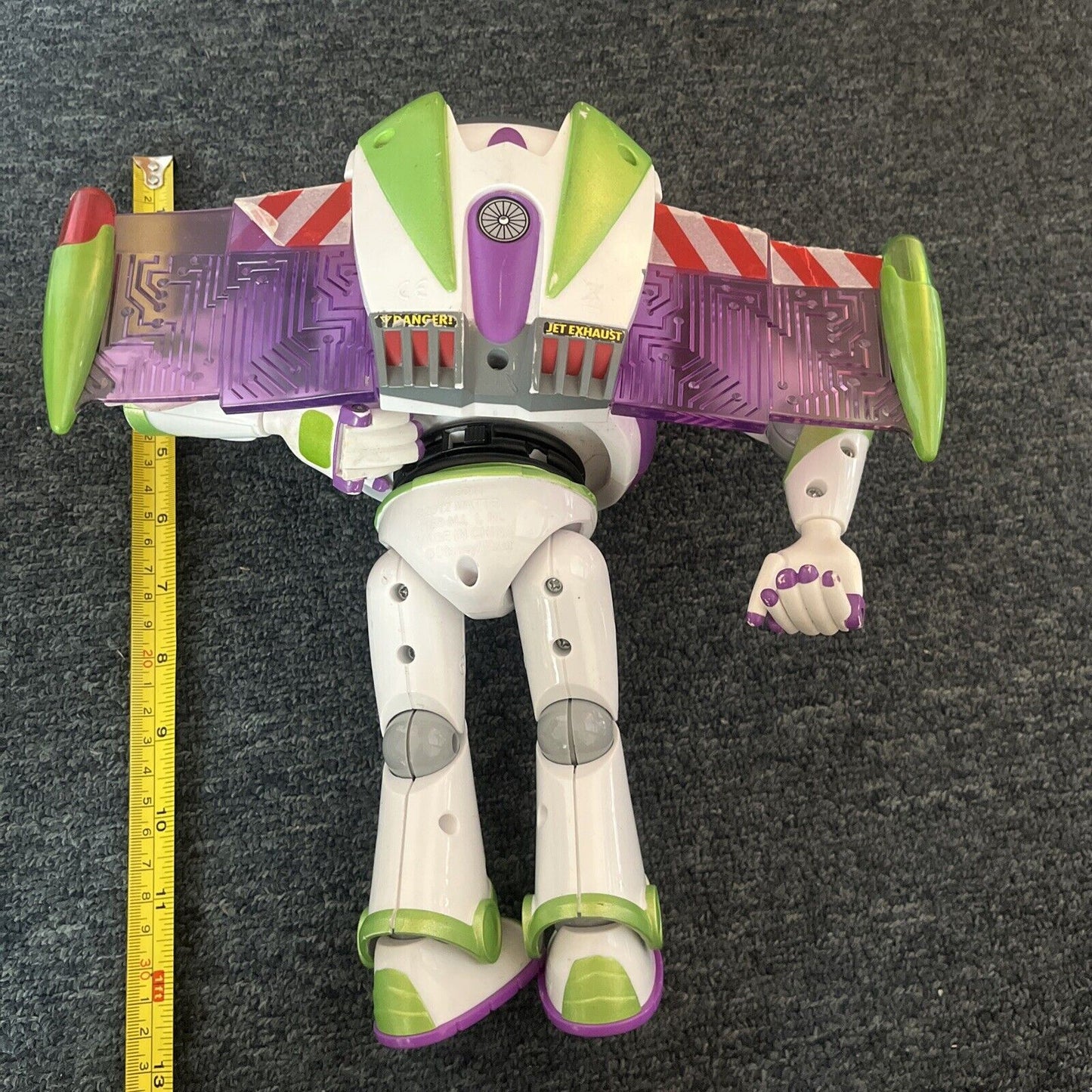 3x Buzz Lightyear Toy Story Figure: 11" Y1217 2012, 11" W8011 2012, 7" 2018