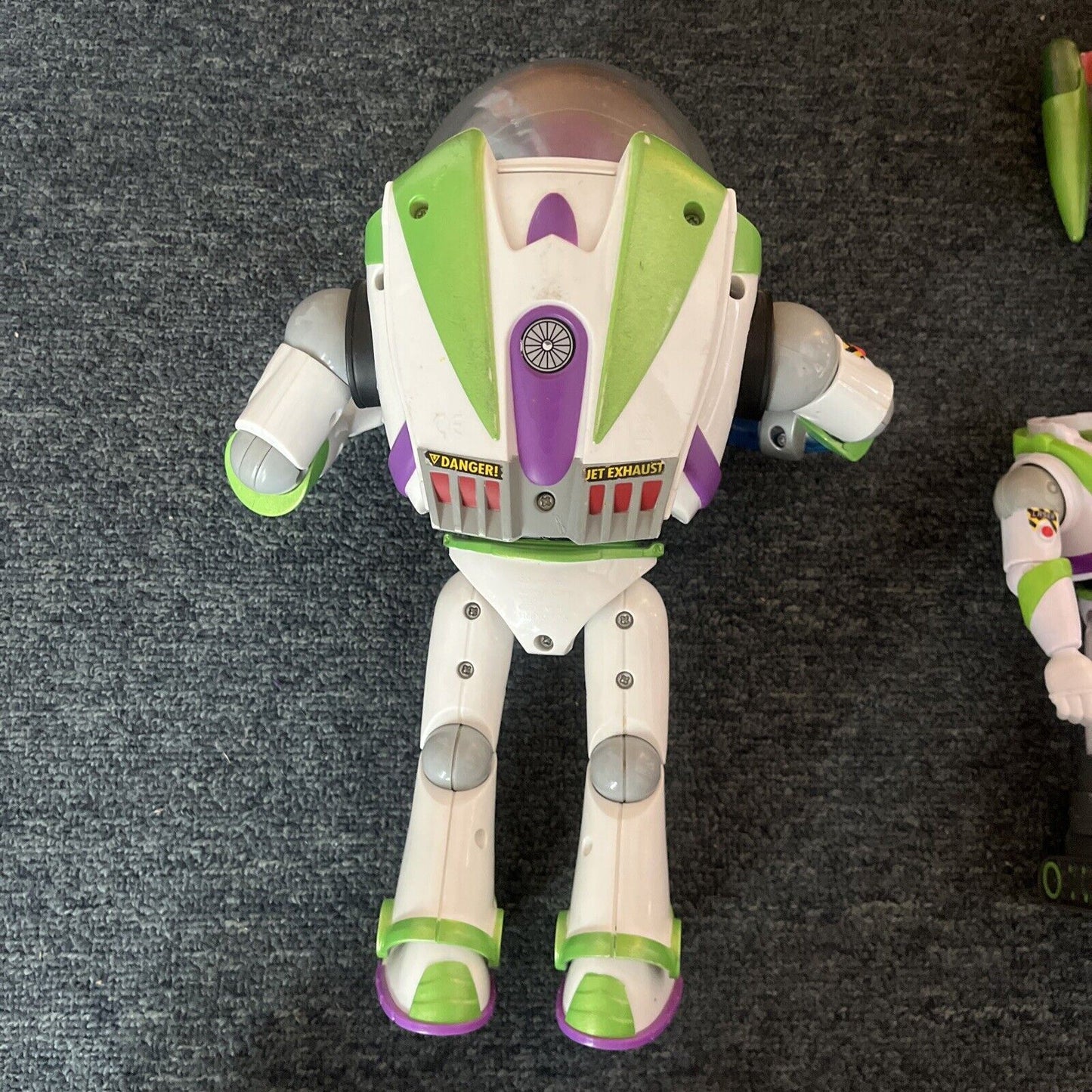 3x Buzz Lightyear Toy Story Figure: 11" Y1217 2012, 11" W8011 2012, 7" 2018