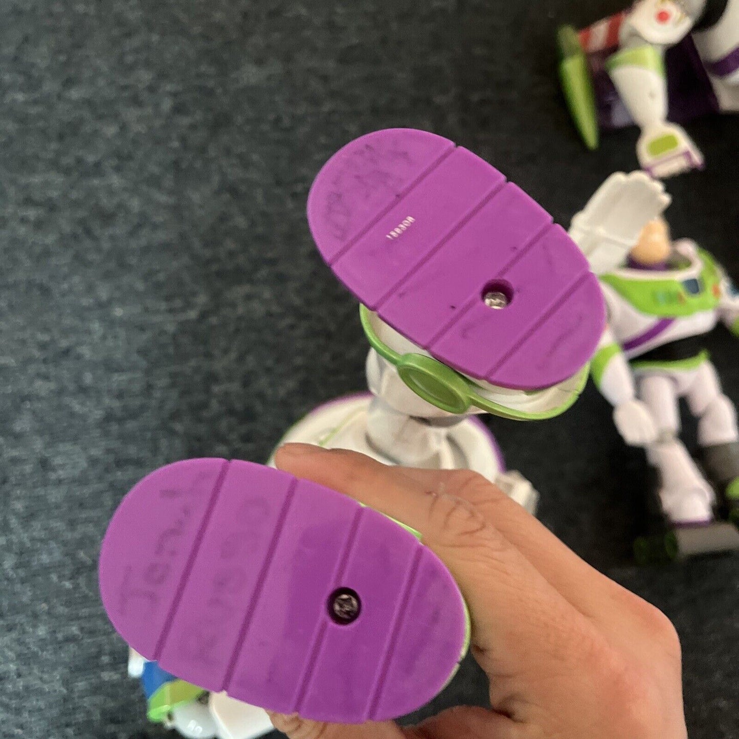 3x Buzz Lightyear Toy Story Figure: 11" Y1217 2012, 11" W8011 2012, 7" 2018