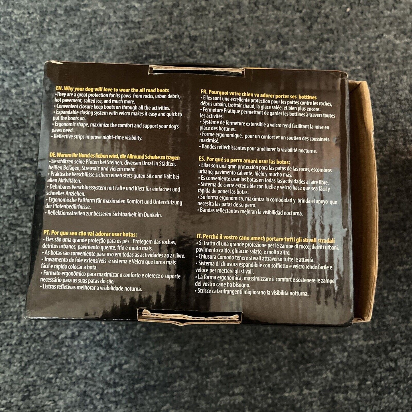 AFP All For Paws - All Road Boots - XS Neon Green