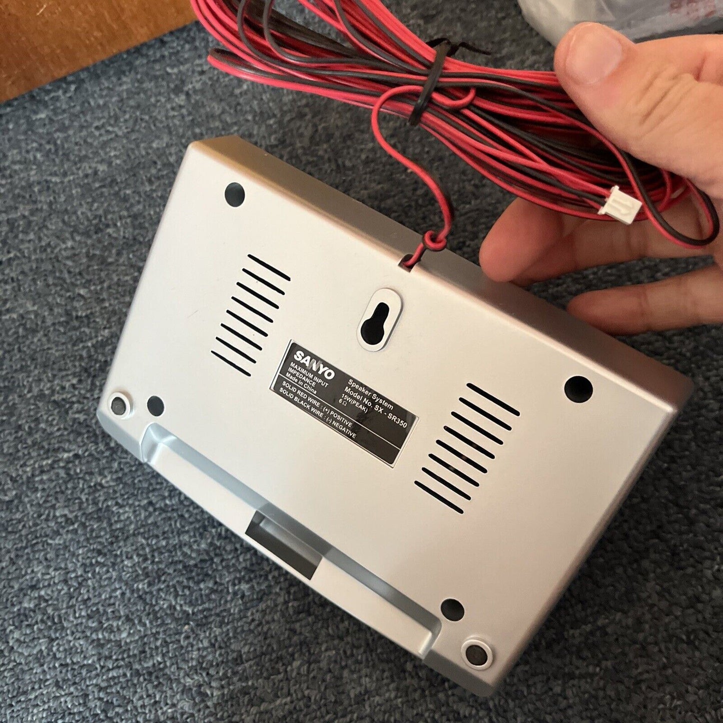 2x Sanyo Speakers Model SX-SR350 *New never used - speakers ONLY*