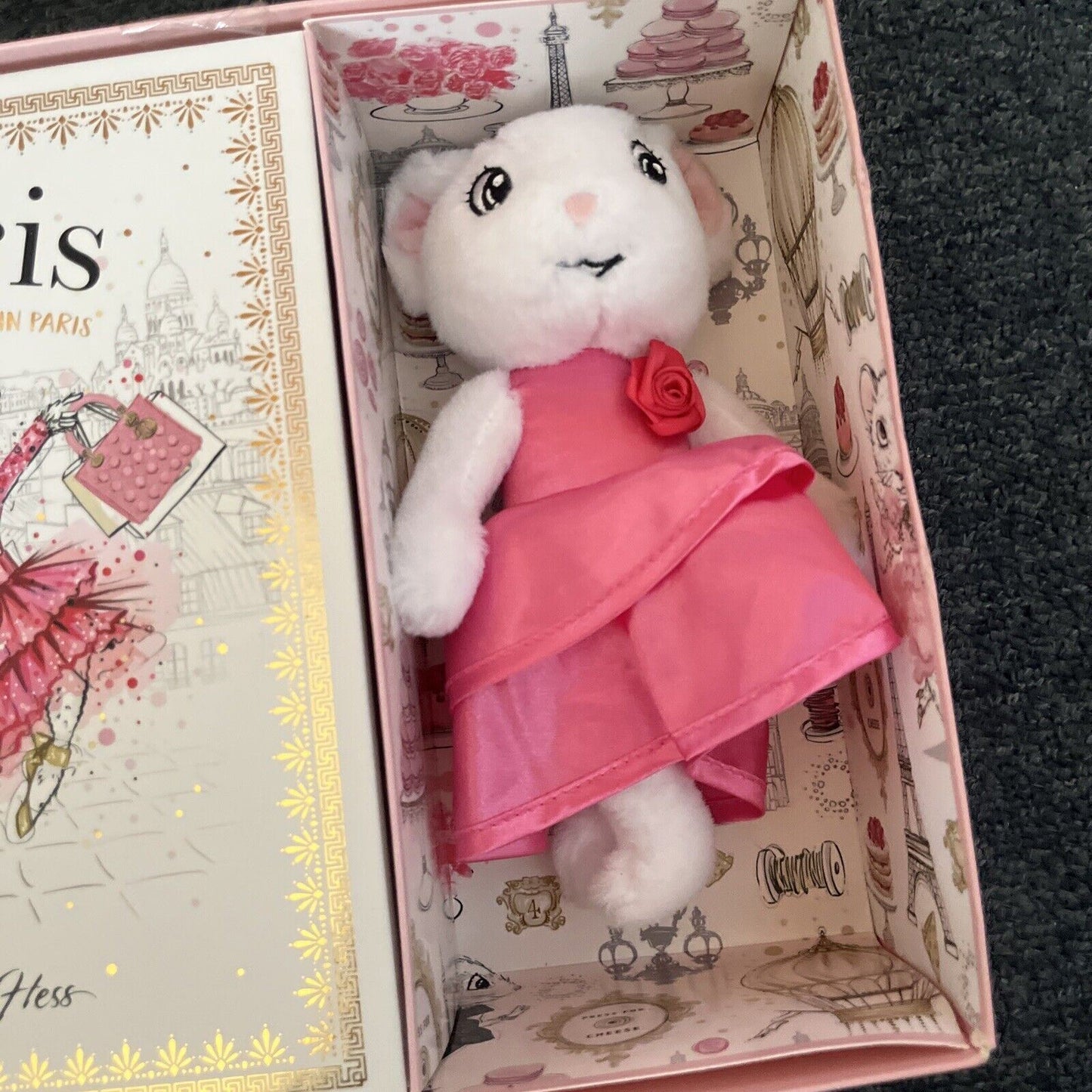 Claris The Chicest Mouse in Paris: Book & Toy Gift Set Plush Toy by Megan Hess