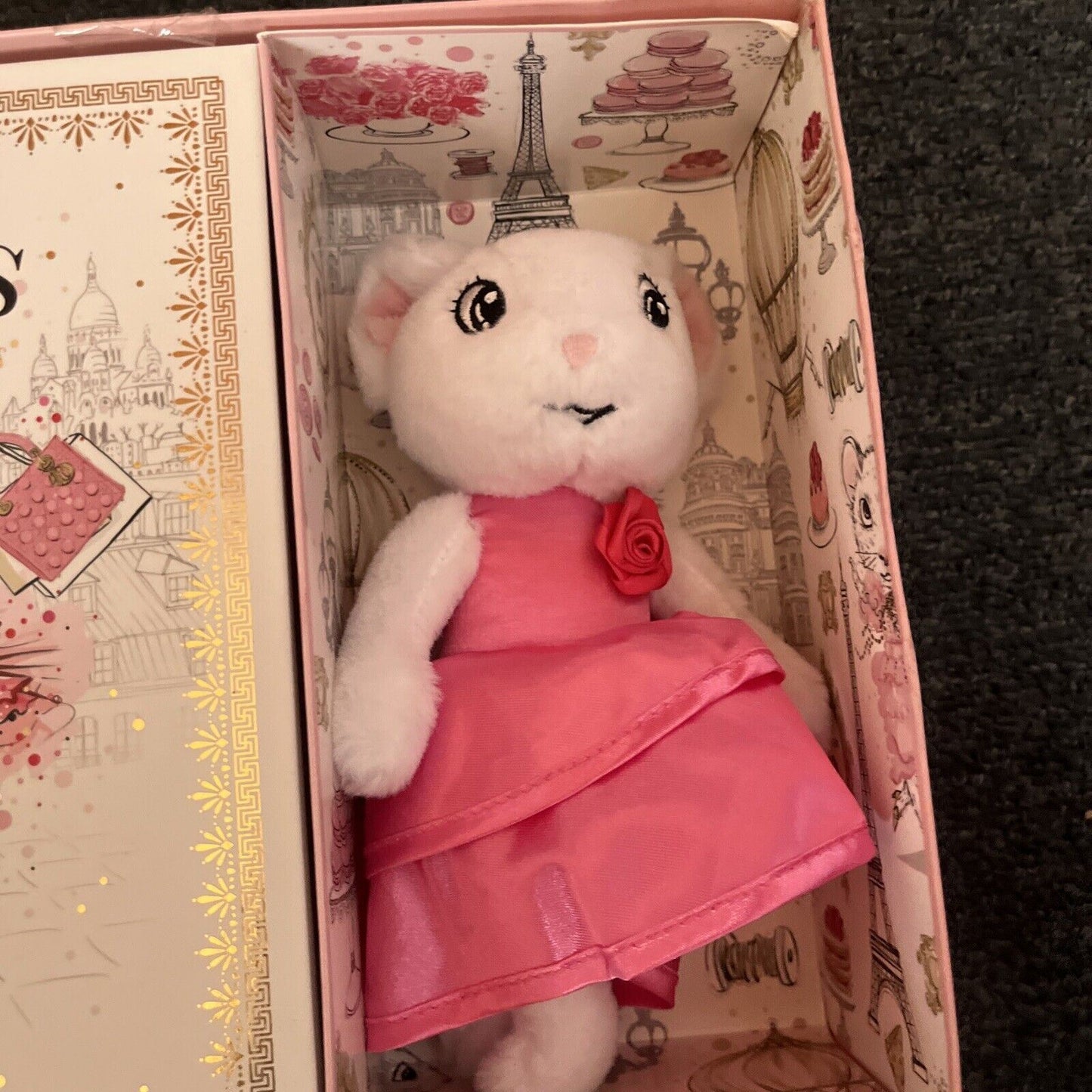 Claris The Chicest Mouse in Paris: Book & Toy Gift Set Plush Toy by Megan Hess