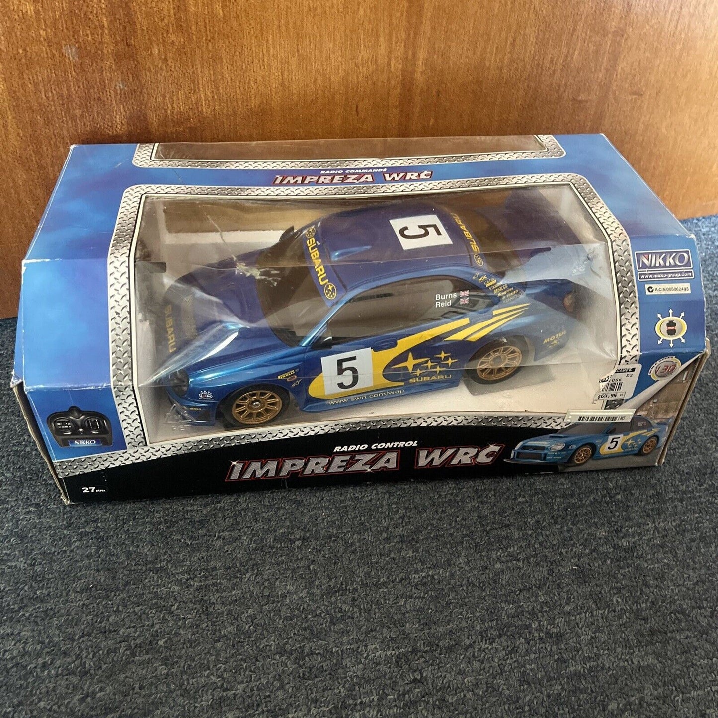 Subaru Impreza WRC Radio Control Car Nikko Item 160009 Design A