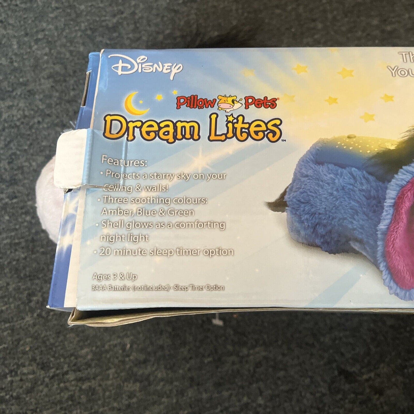 Eeyore Disney Pillow Pets Dream Lites Night-Lite *Never Used* 2013