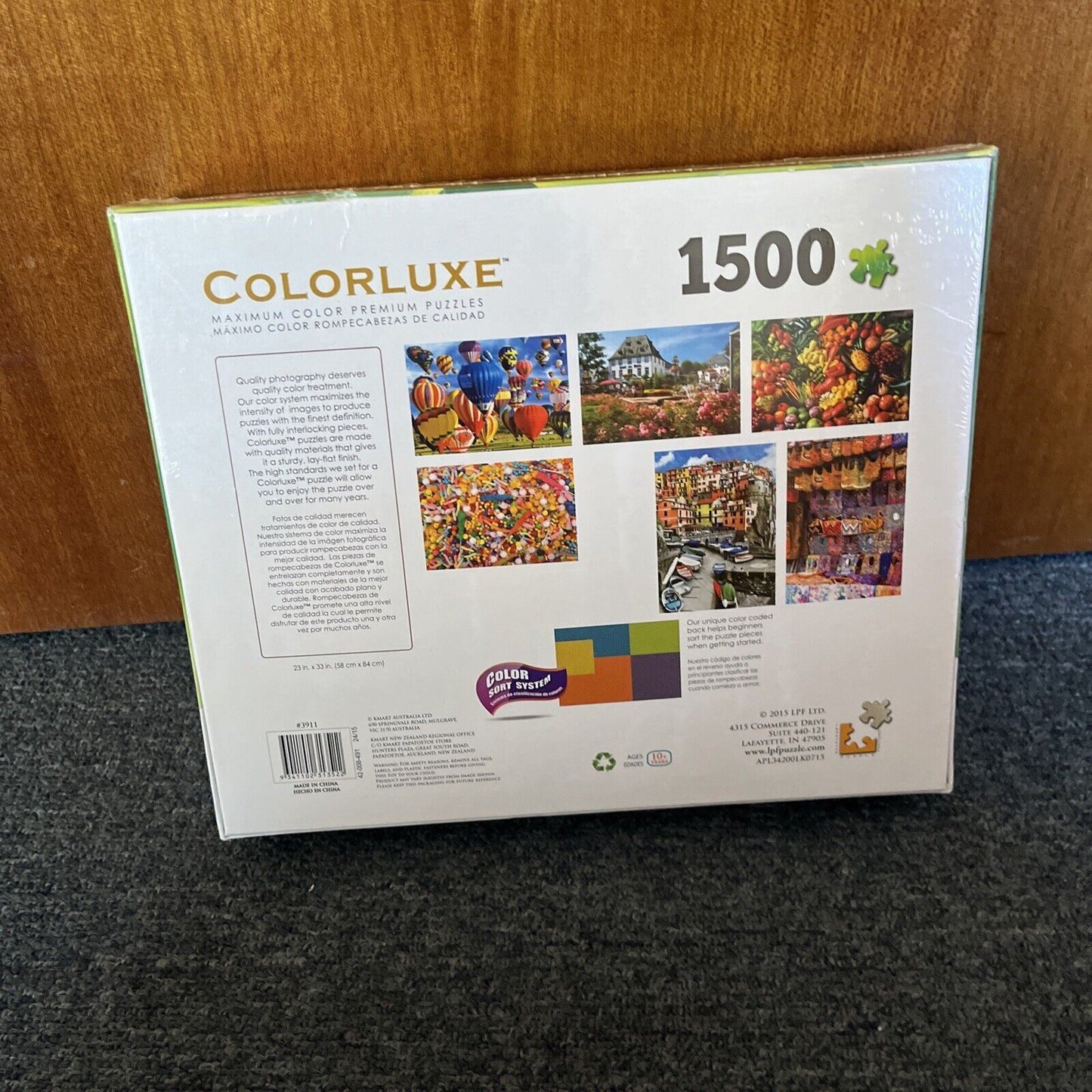 *New Sealed* Hot Air Balloon Fiesta, Albuquerque 1500Pcs Colorluxe Jigsaw Puzzle