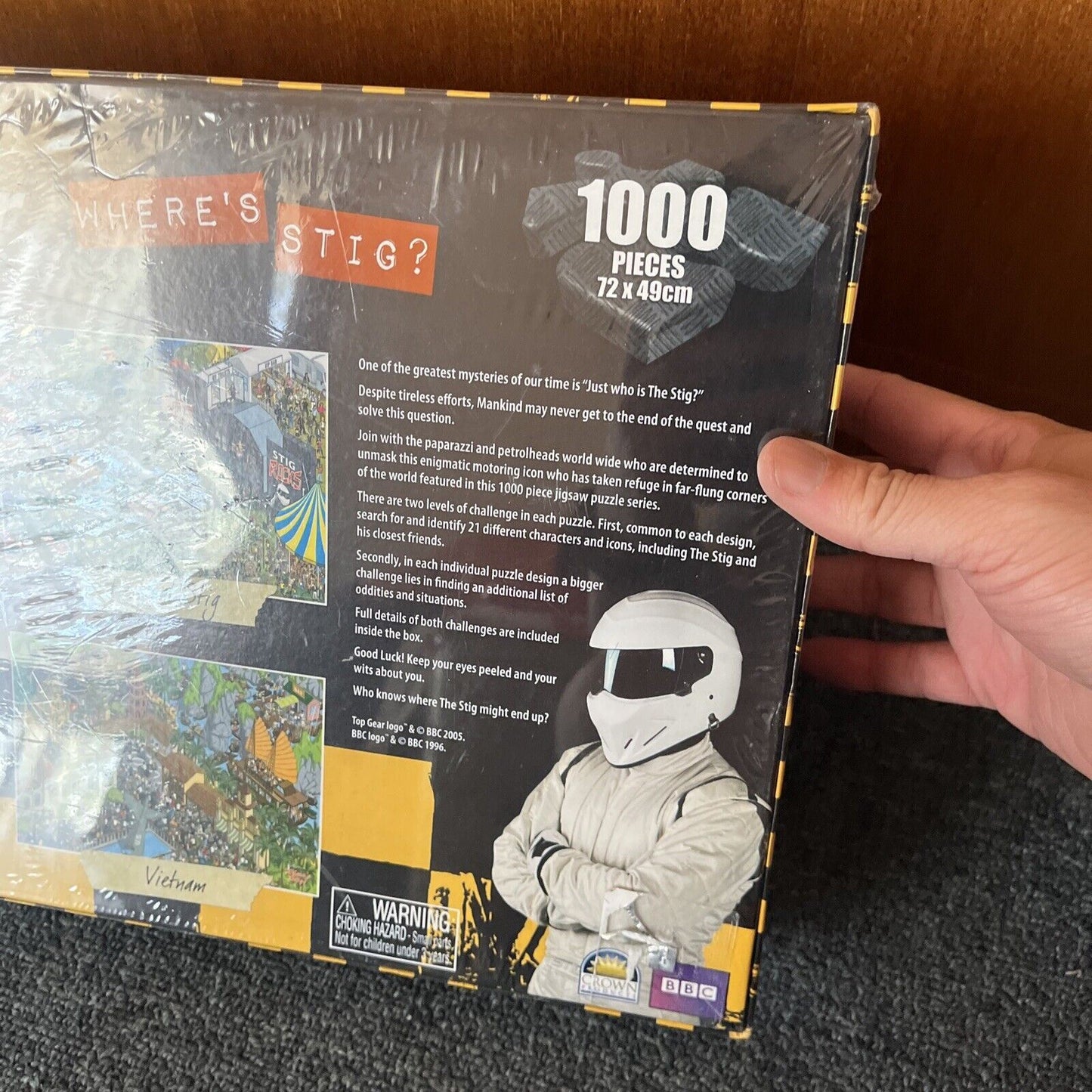 *New Sealed* Top Gear - Where's Stig ? Stig's Studio, 1000 Piece Jigsaw