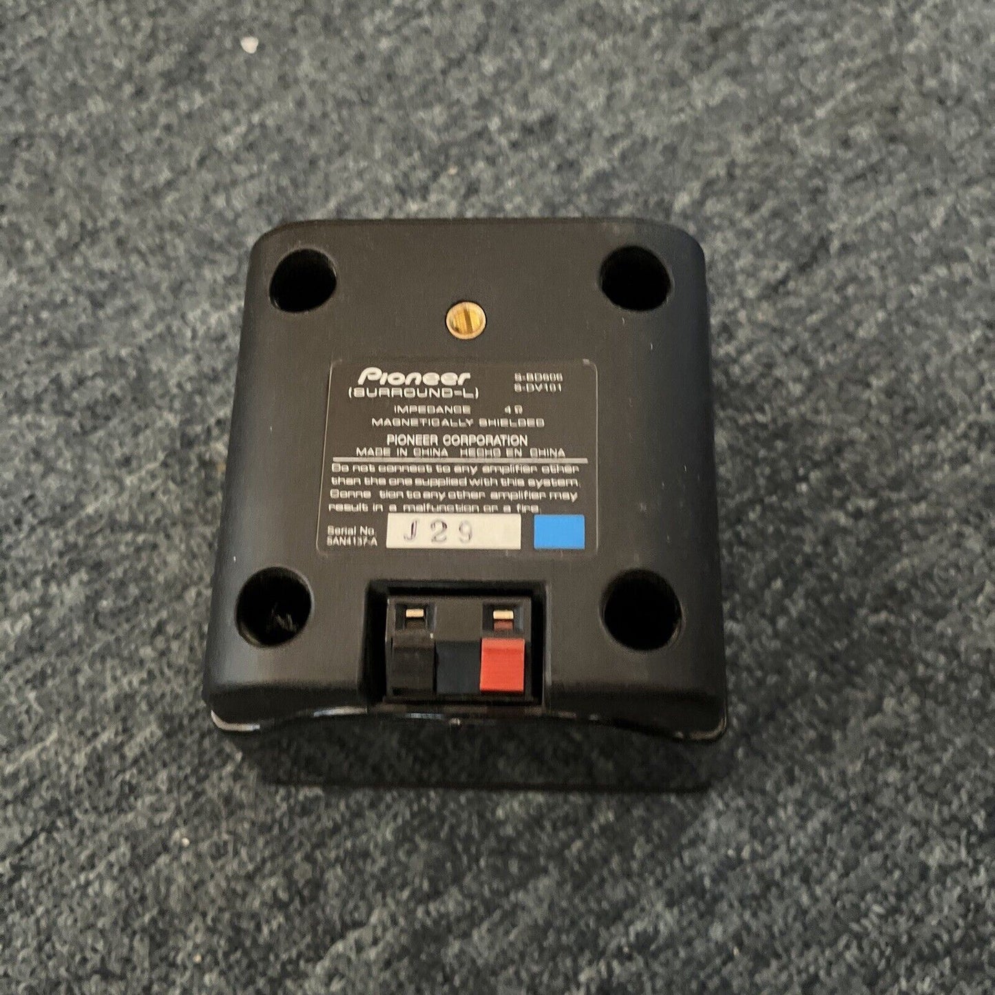 4x Pioneer Speaker: Centre, Surround R&L, Front R S-BD706 S-DV101