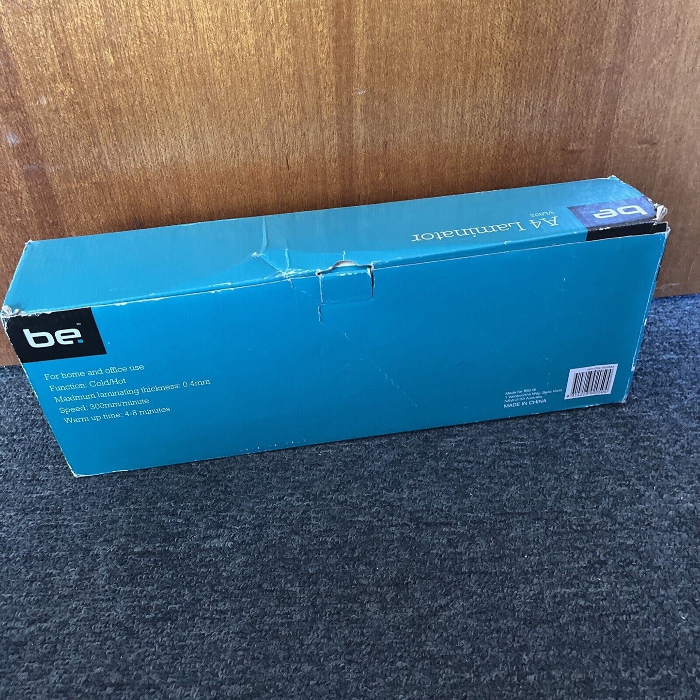 Be A4 Laminator VL802 *Opened Never Used*