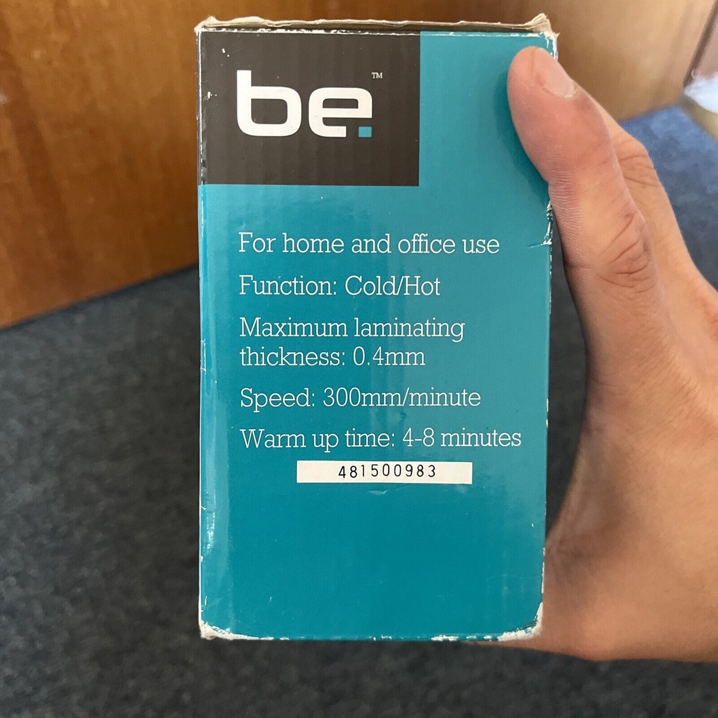 Be A4 Laminator VL802 *Opened Never Used*