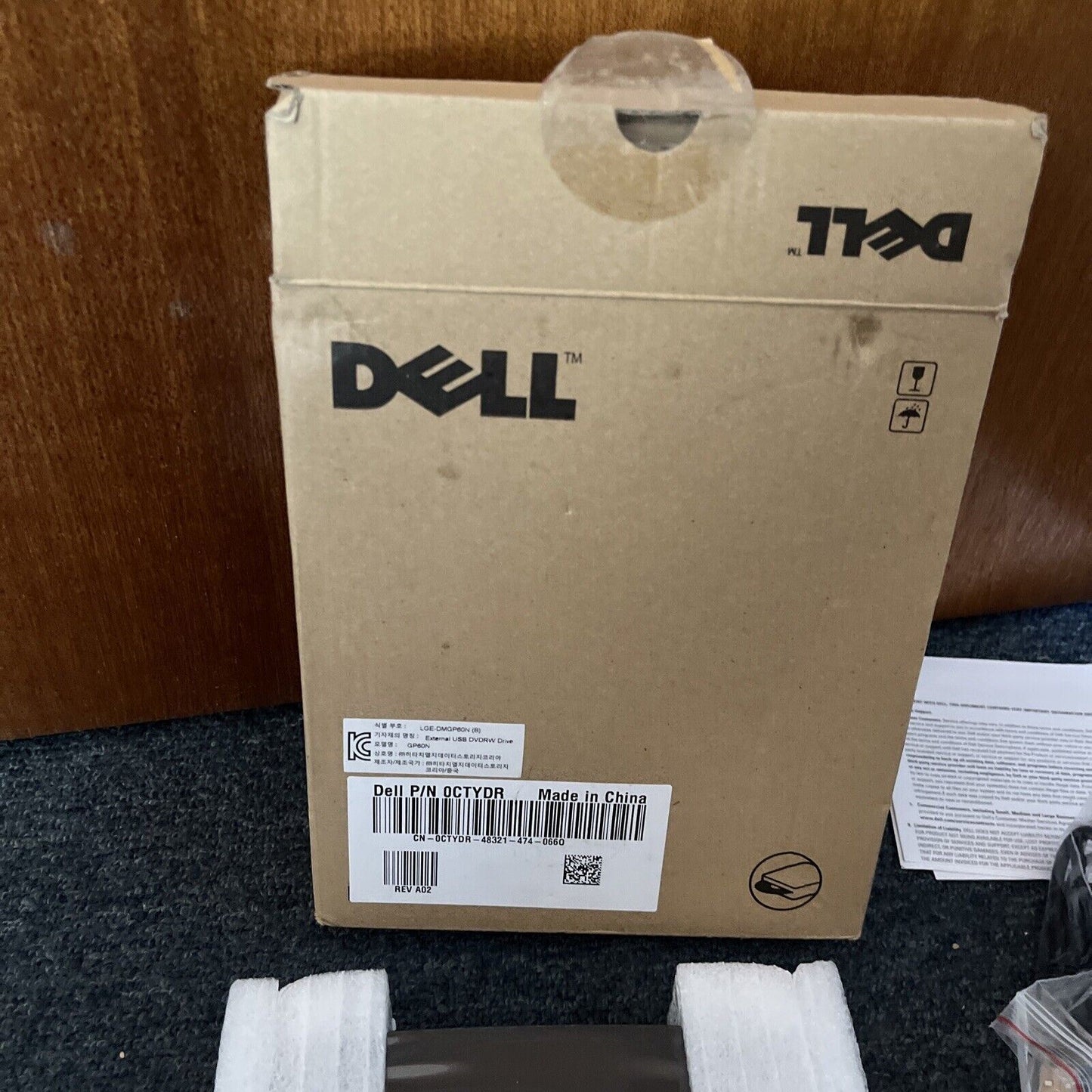 Dell External USB DVDRW Drive GP60N *New Never Used*