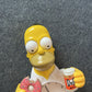 Homer Simpson Wall Clock with Moving Arms Donut Duff Beer 2009