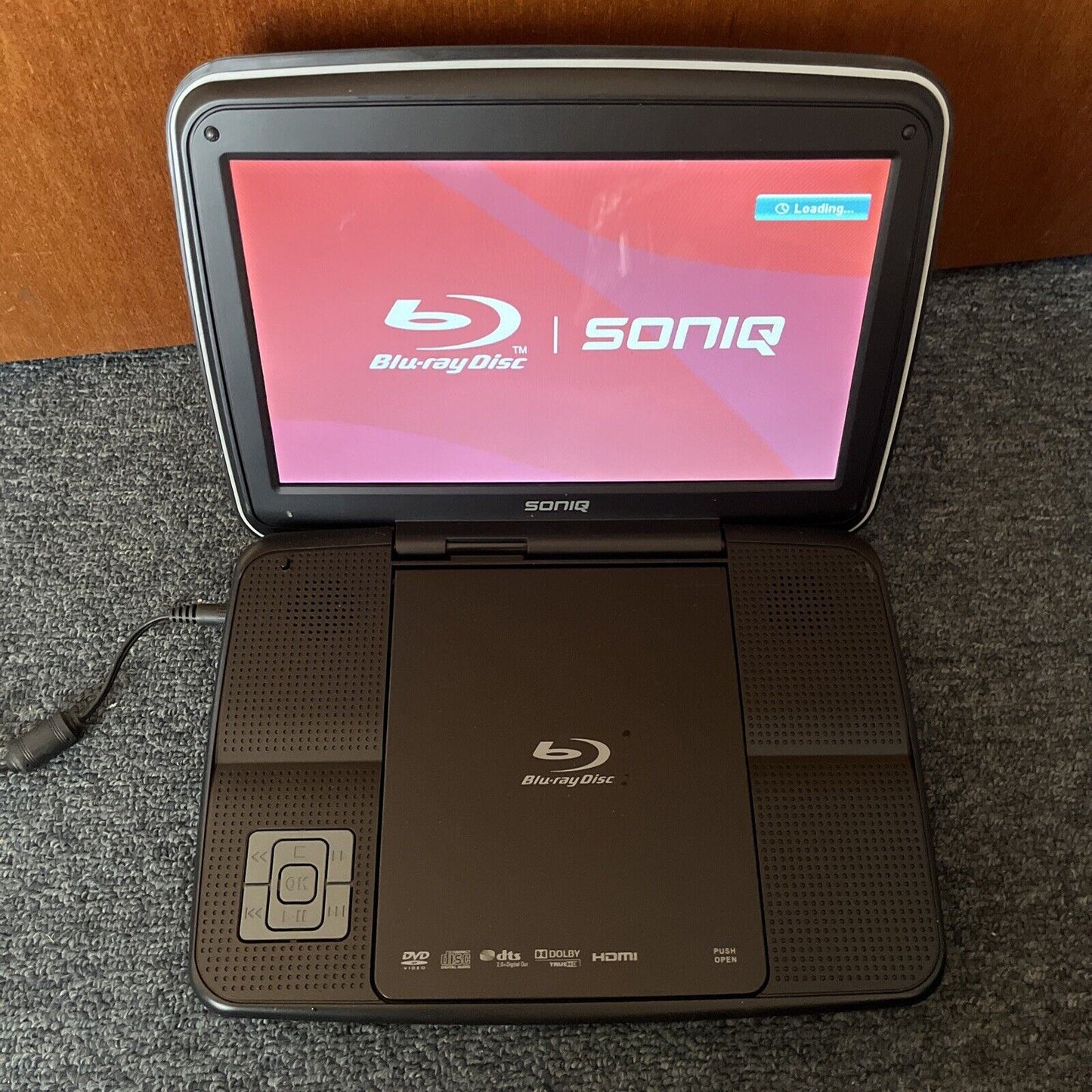 Soniq 10" Portable Bluray DVD Player PB100-AU Region B & 4