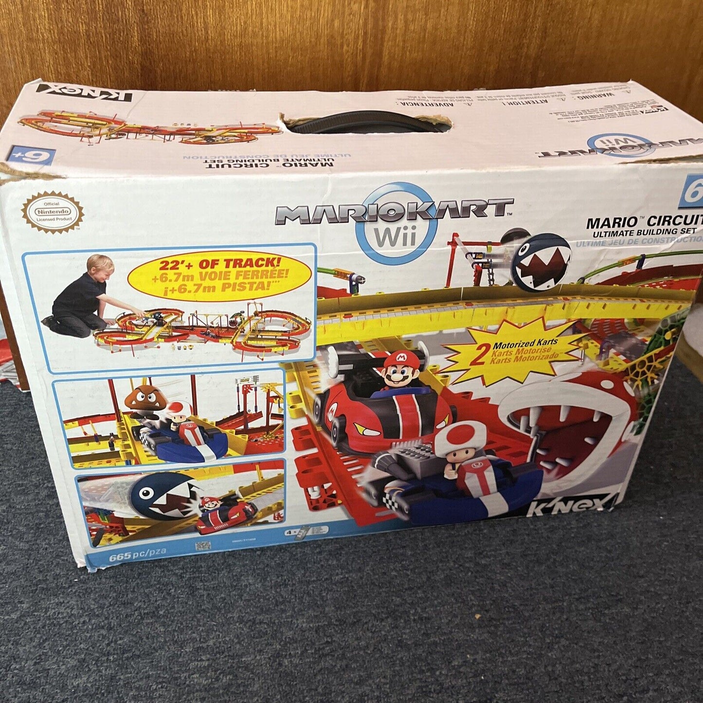 Mariokart Wii Mario Circuit Ultimate Building Set *Incomplete Missing Pieces*