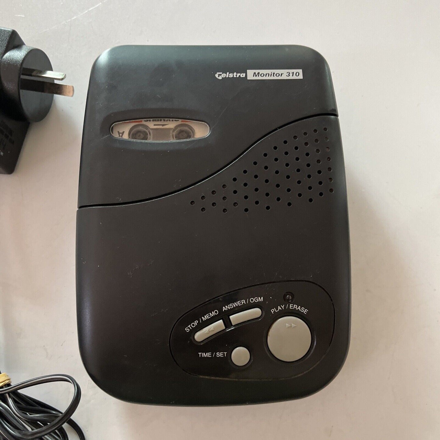 Vintage Telstra Monitor 310 Tape Answering Machine Model TA310