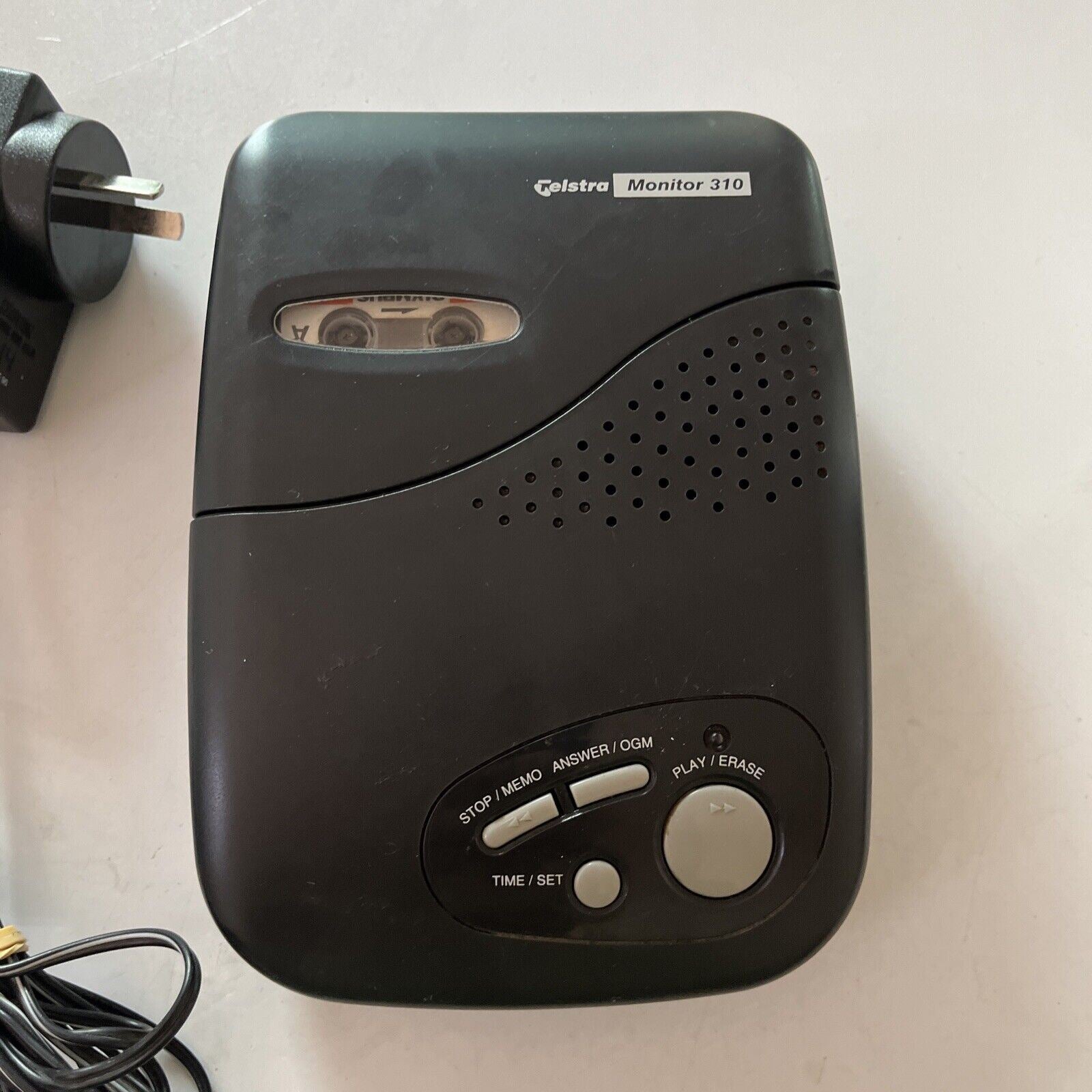 Vintage Telstra Monitor 310 Tape Answering Machine Model TA310 Retro Unit