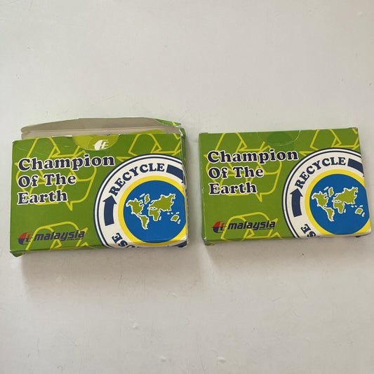 2x Malaysia Airlines Champion of the Earth Card Game
