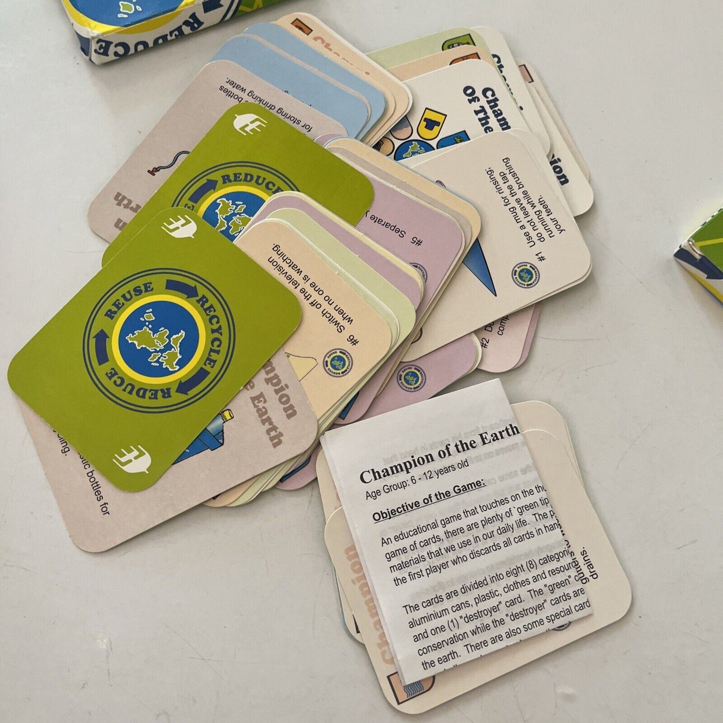 2x Malaysia Airlines Champion of the Earth Card Game