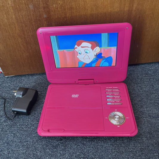 Audiosonic 7" Portable DVD Player TDV-77FB4 Region 4