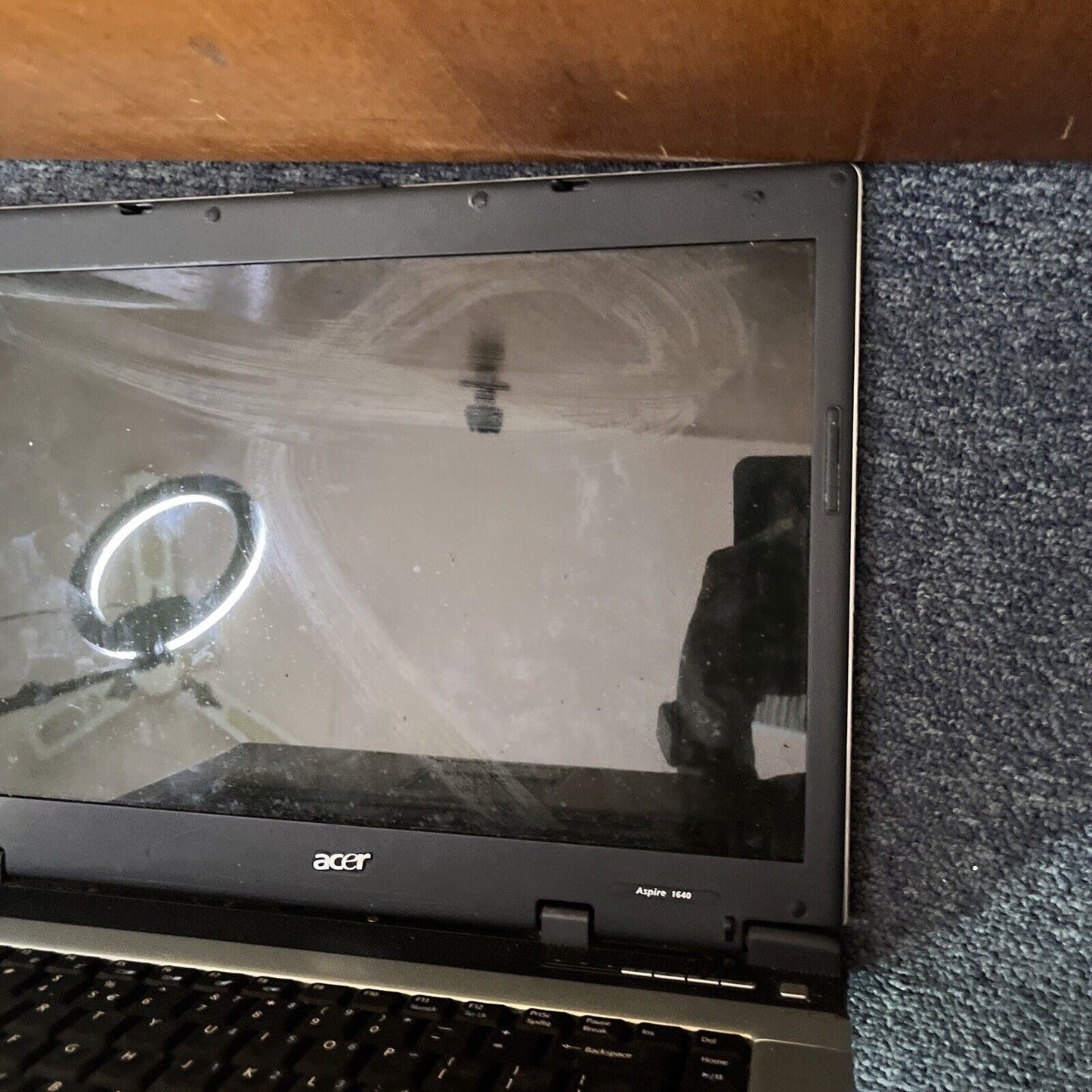 Acer 1640 Series ZL8 Laptop 2gb RAM 15" 60gb HDD *for parts or repair*