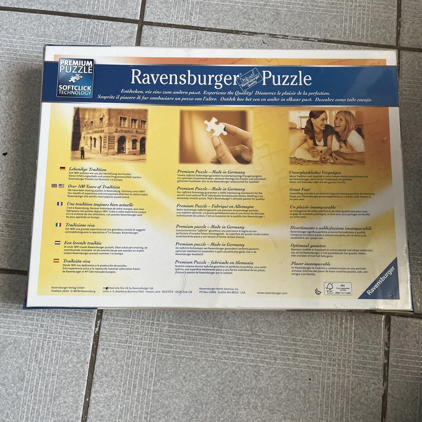 *New Sealed* Ravensburger - Leisure Days: Days Out Puzzle Kevin Walsh 1000pc