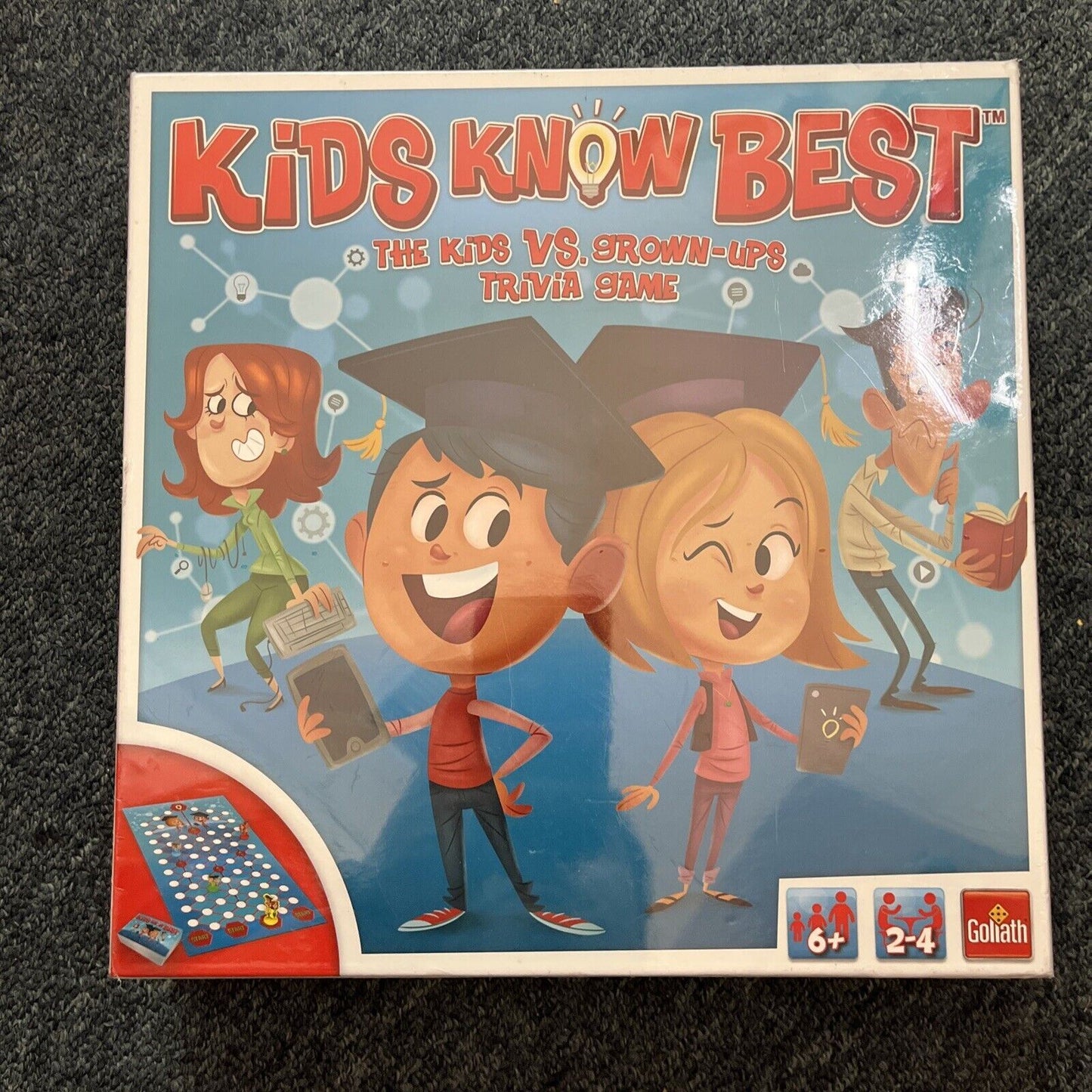 *New Sealed* Kids Know Best: The Kids vs Grown-Ups Trivia Game Goliath