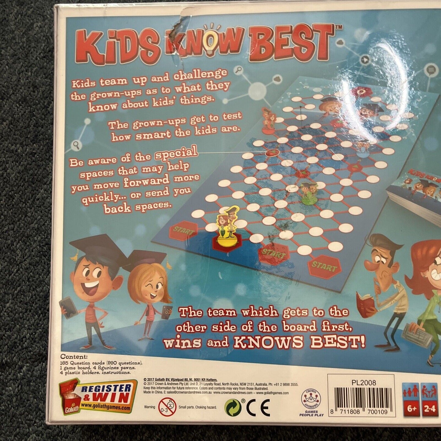 *New Sealed* Kids Know Best: The Kids vs Grown-Ups Trivia Game Goliath