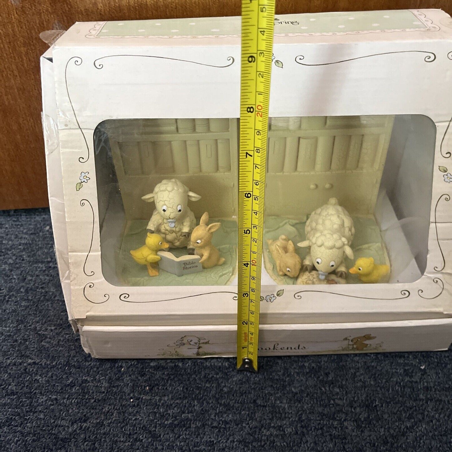 DaySpring Hand Painted Bookends Really Woolly - Christian Baby Gift