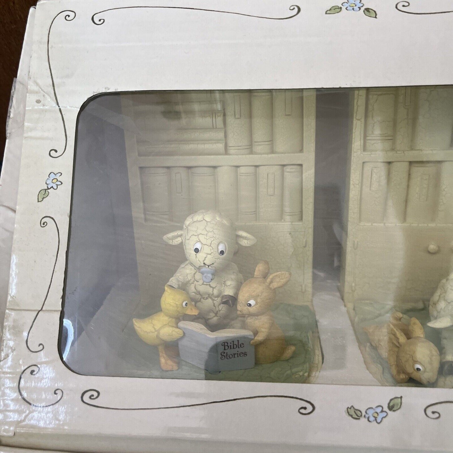 DaySpring Hand Painted Bookends Really Woolly - Christian Baby Gift