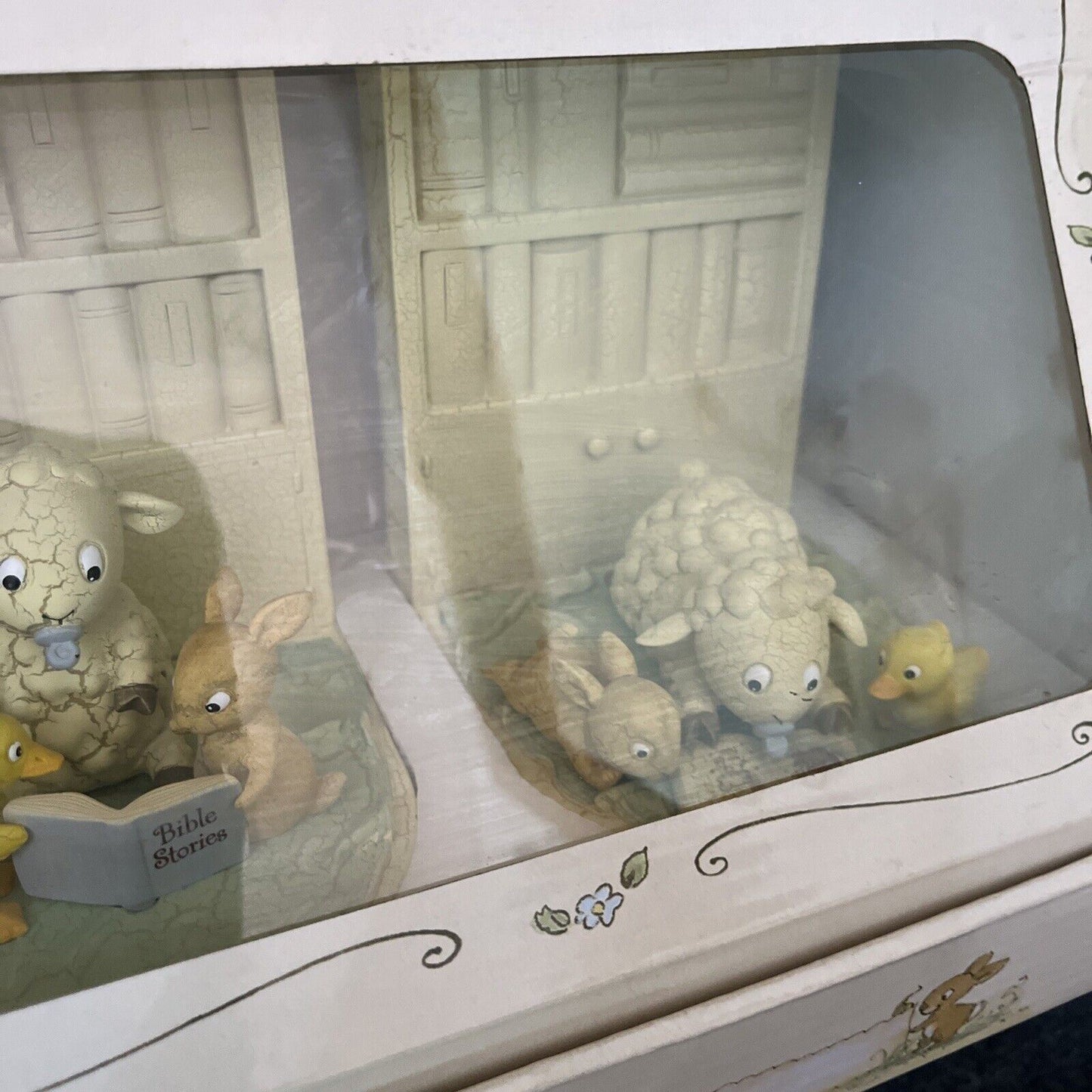 DaySpring Hand Painted Bookends Really Woolly - Christian Baby Gift