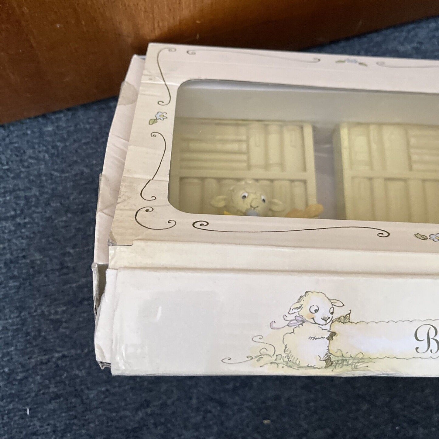 DaySpring Hand Painted Bookends Really Woolly - Christian Baby Gift