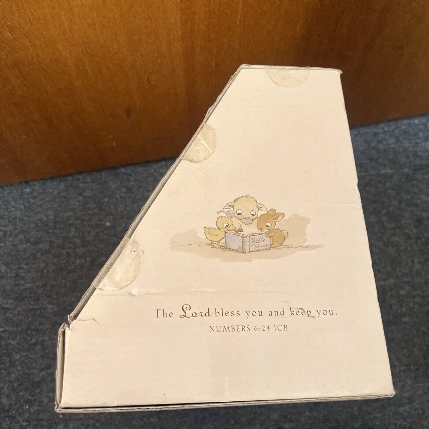 DaySpring Hand Painted Bookends Really Woolly - Christian Baby Gift