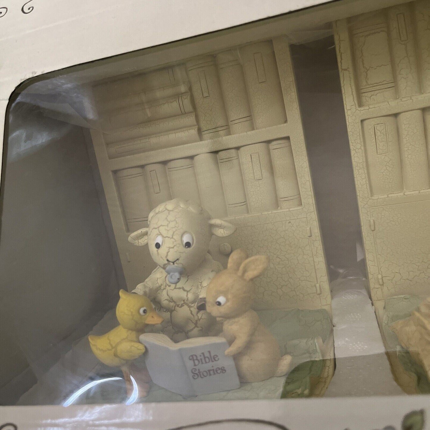 DaySpring Hand Painted Bookends Really Woolly - Christian Baby Gift