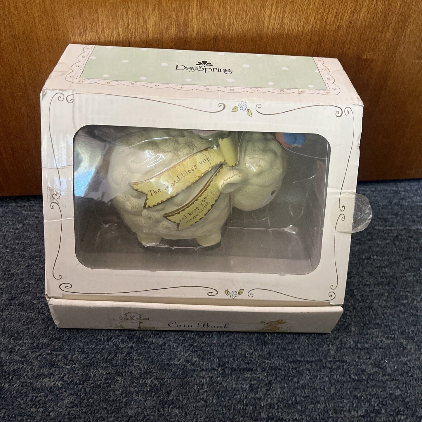 DaySpring Really Woolly Coin Bank - Christian Kids Gift