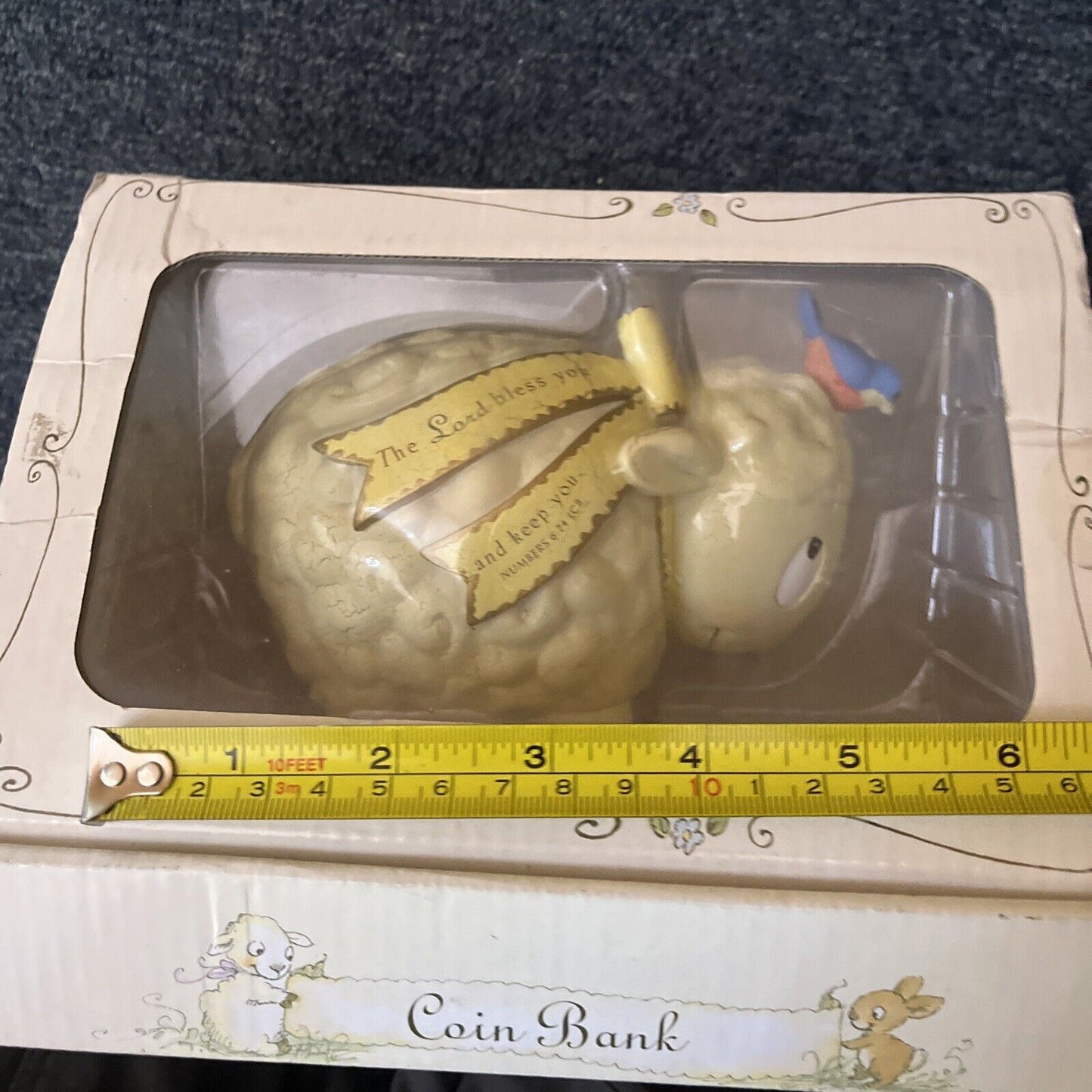 DaySpring Really Woolly Coin Bank - Christian Kids Gift