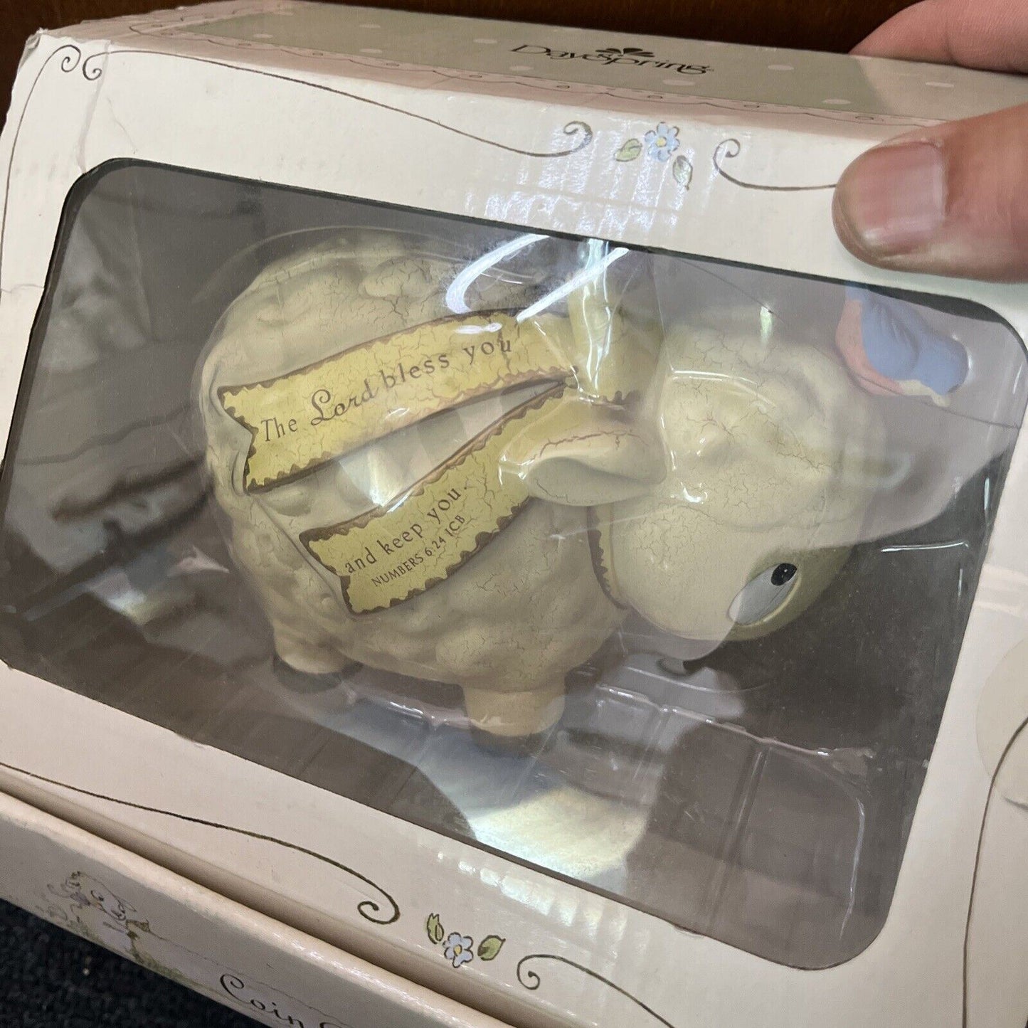 DaySpring Really Woolly Coin Bank - Christian Kids Gift