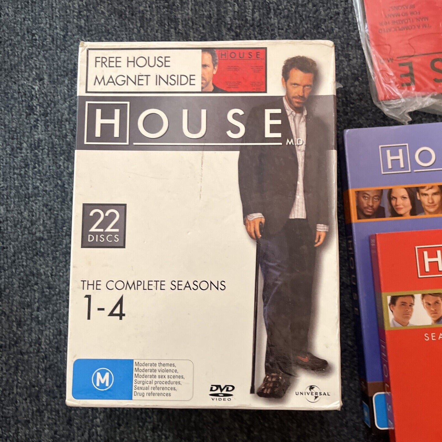 House M.D. : Complete Season 1,2,3,4 With Magnet (DVD, 2006, 22-Disc) Region 4